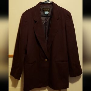 *Purple Wool Blazer